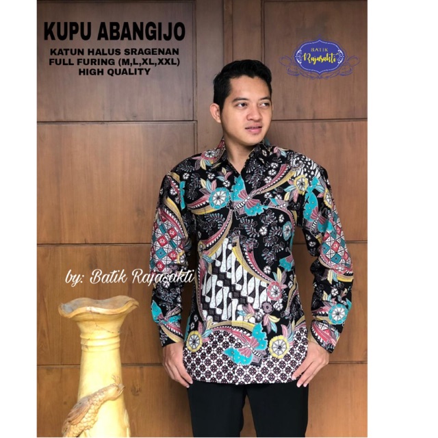 Batik KUPU ABANGIJO Katun Cabut Sragenan Full Furing Termurah