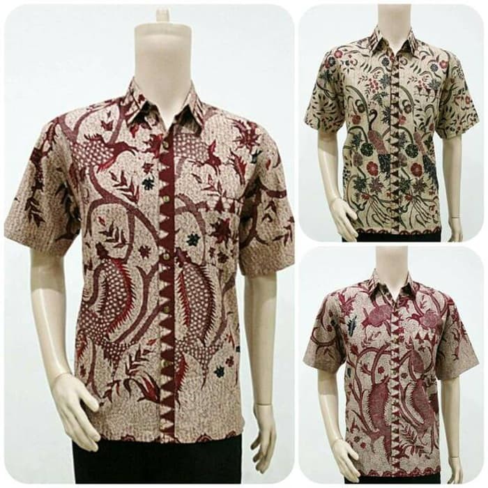 Sarimbit Batik Couple Terkini Lowo Barong Warna Merah Tosca Hitam Biru Kuning M  BATIK MODERN U6E0