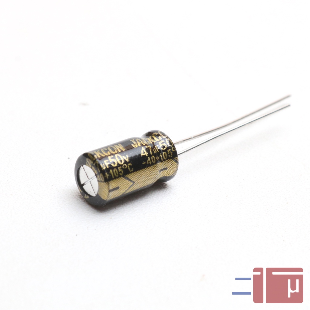 x10 Elco 47uF 50V Jackcon Original Taiwan