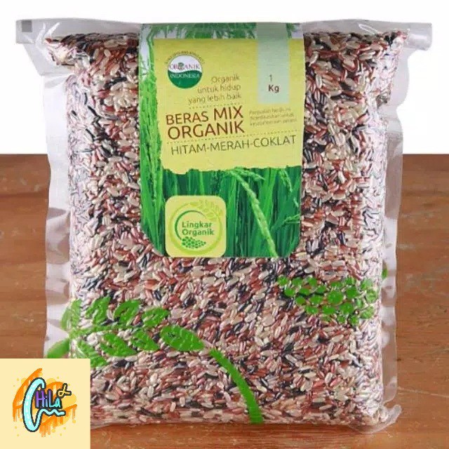

BERAS MIX ORGANIK - 1KG LINGKAR ORGANIK