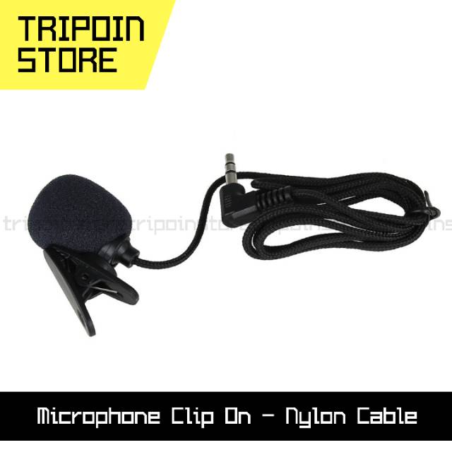 Mini Microphone Clip On - Mic Lepel Lavalier Karaoke Online JOOX Smule