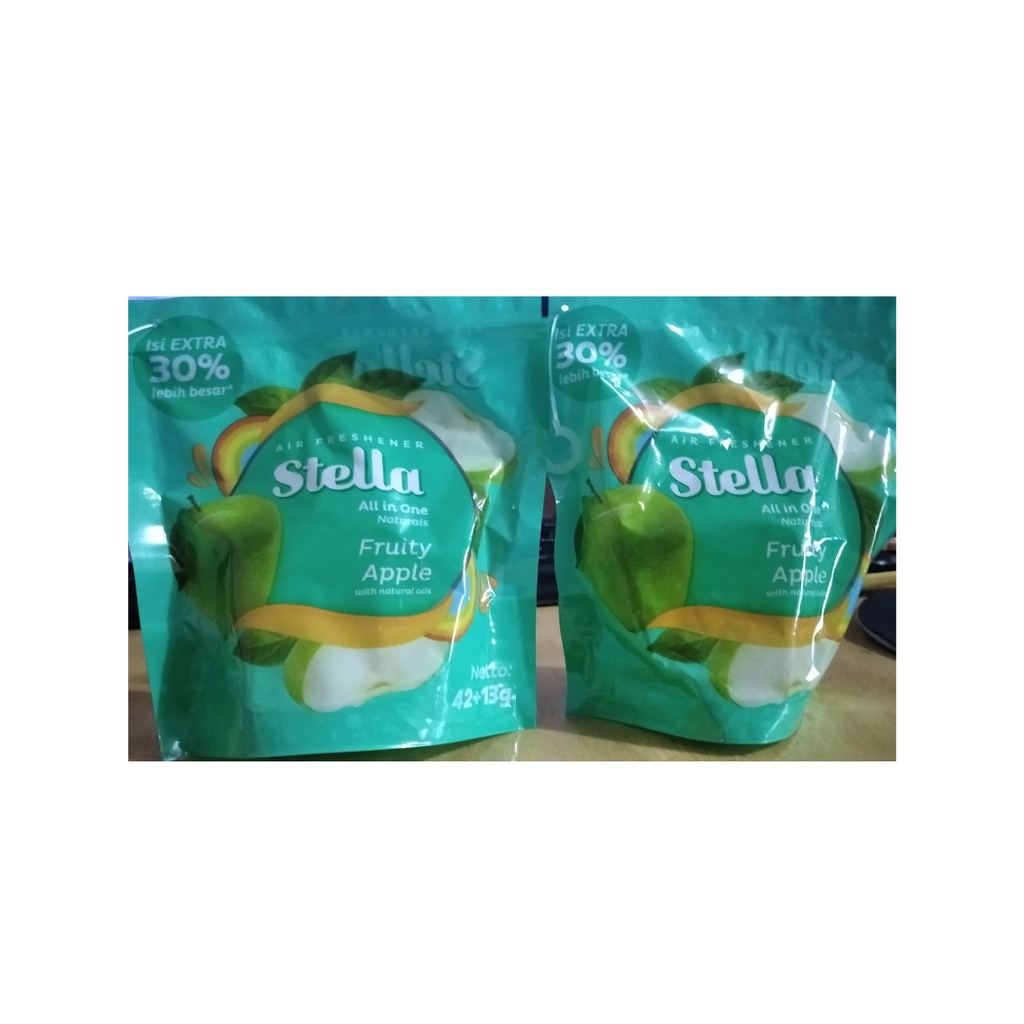 Stella Fruity Apple 42+23gr Pengharum Ruangan