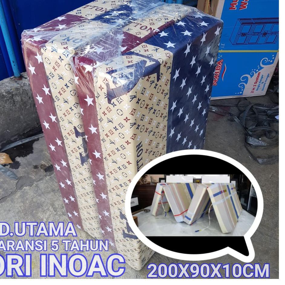 ➵ KASUR LIPAT BUSA INOAC ORI UKURAN 200x90x10cm ♪