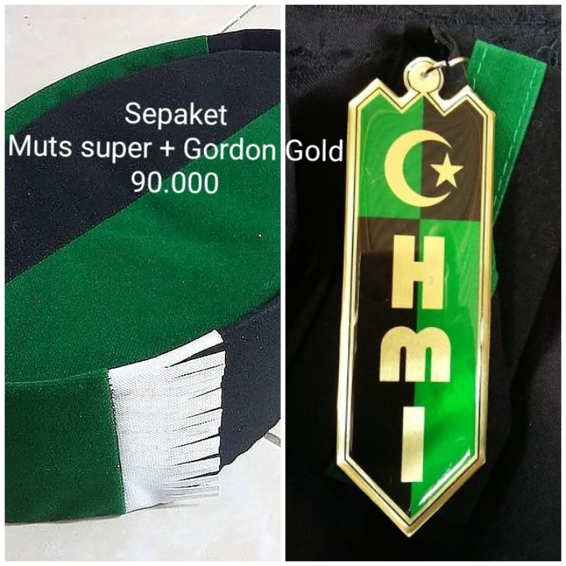 Muts Super (Peci HMI) + Gordon HMI Gold  / View Emas  *Bonus STIKER HMI