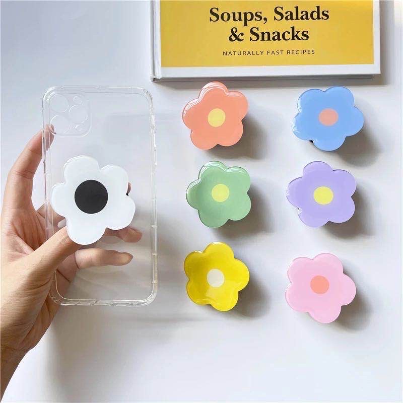 POPSOCKET ACRYLIK FLOWER COLORFULL GRIP STAND HP