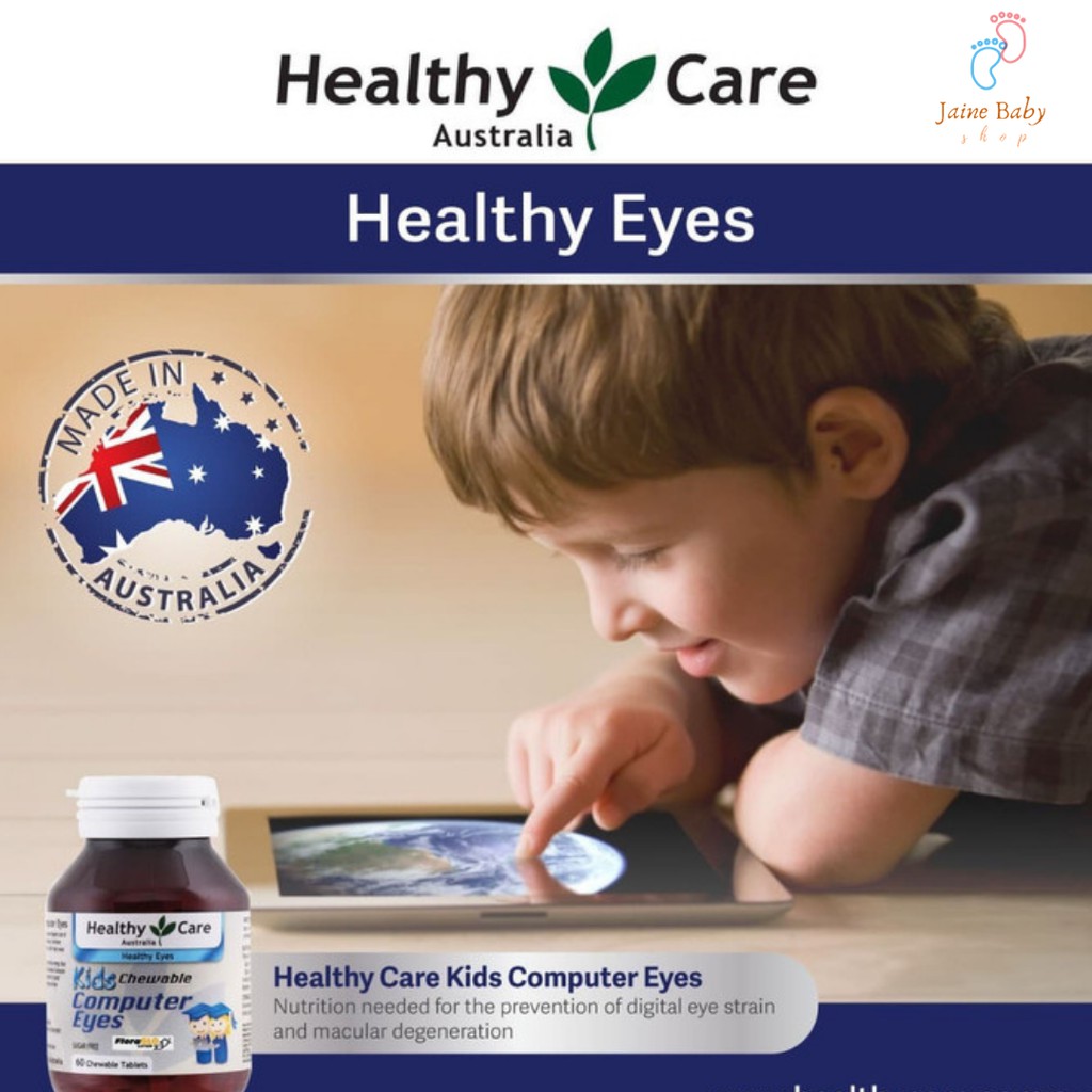 Healthy Care Kids Computer Eyes Chewable 60 Tablets