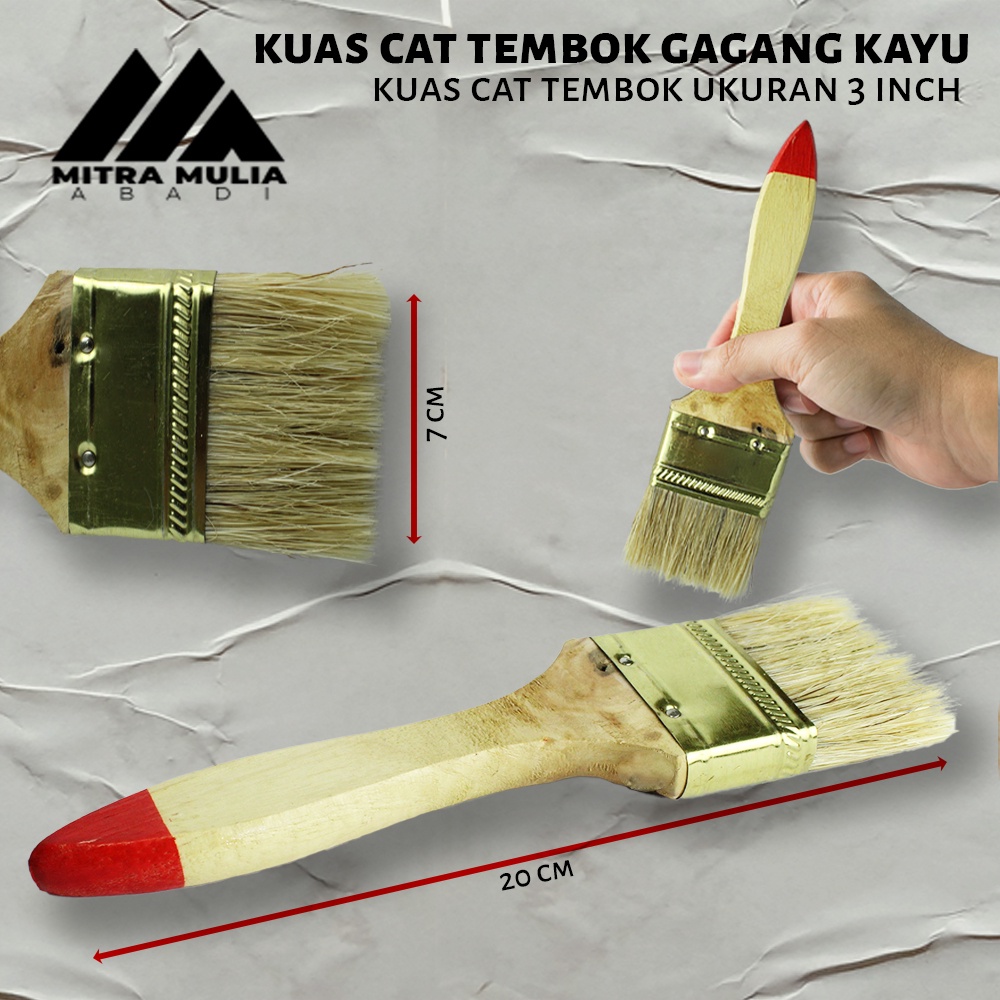 Kuas cat / Koas Cat Tembok / dinding Ukuran 3&quot; inch