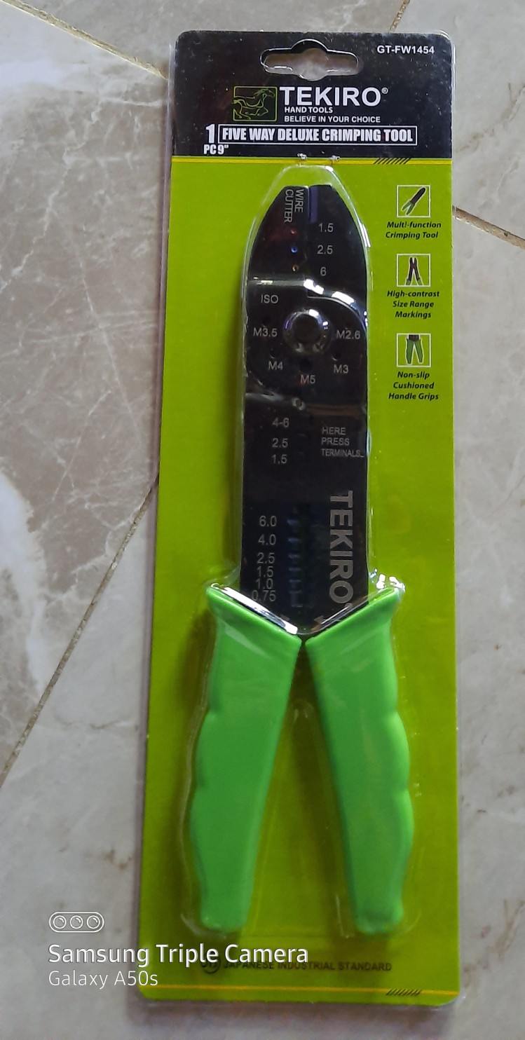 Tekiro Tang Crimping 9inch Five Way Crimping Tools Original