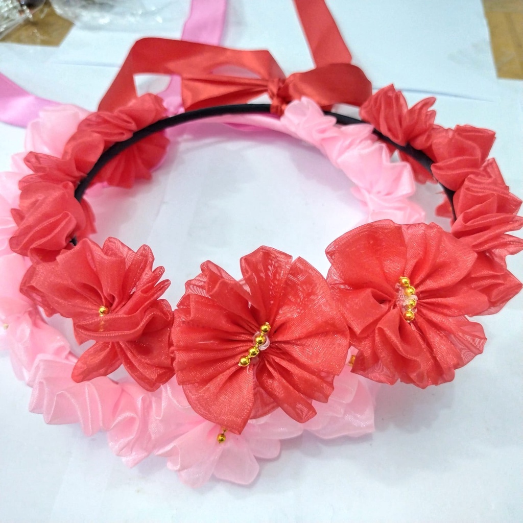 Bando Bunga Hairband Bunga Bando / Headband Garland Motif Bunga - Flower crown bunga