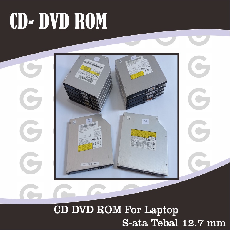 CD DVD ROOM ROM RW Optical Drive ODD Laptop Notebook P-ATA S-ATA SATA Pararel ATA Serial ATA Tebal 1