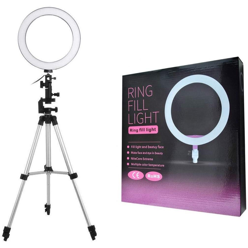 RING FILL LIGHT For Photo Studio Live Streaming Youtube Videos and Tiktok Multiple Color Temperature