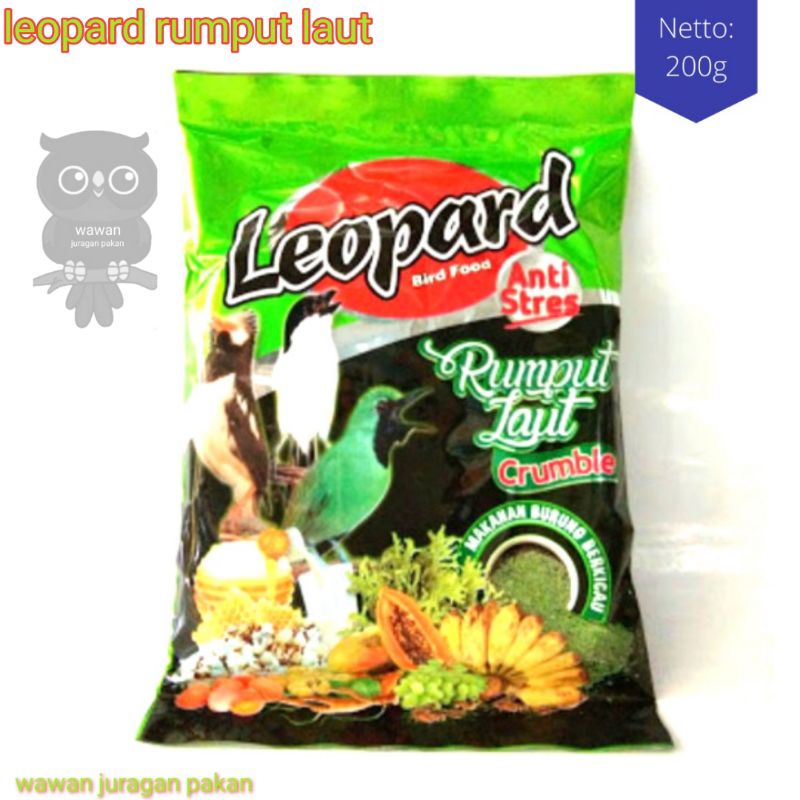 LEOPARD RUMPUT LAUT, VOER LEOPART RUMPUT LAUT anti stres