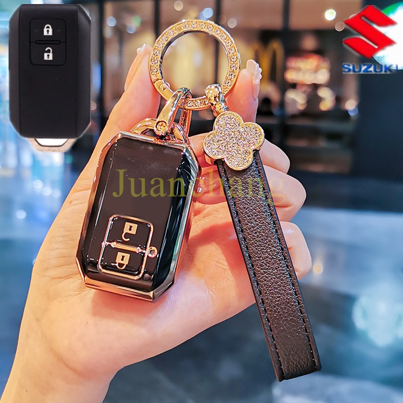 Casing Remot Kunci Mobil Untuk Suzuki XL7 Ertiga Swift Wagon R Monopoly Grand Vitara Ignis 2020 Ertiga Swift Wagon R Monopoly Grand Vitara Swift 2018 4