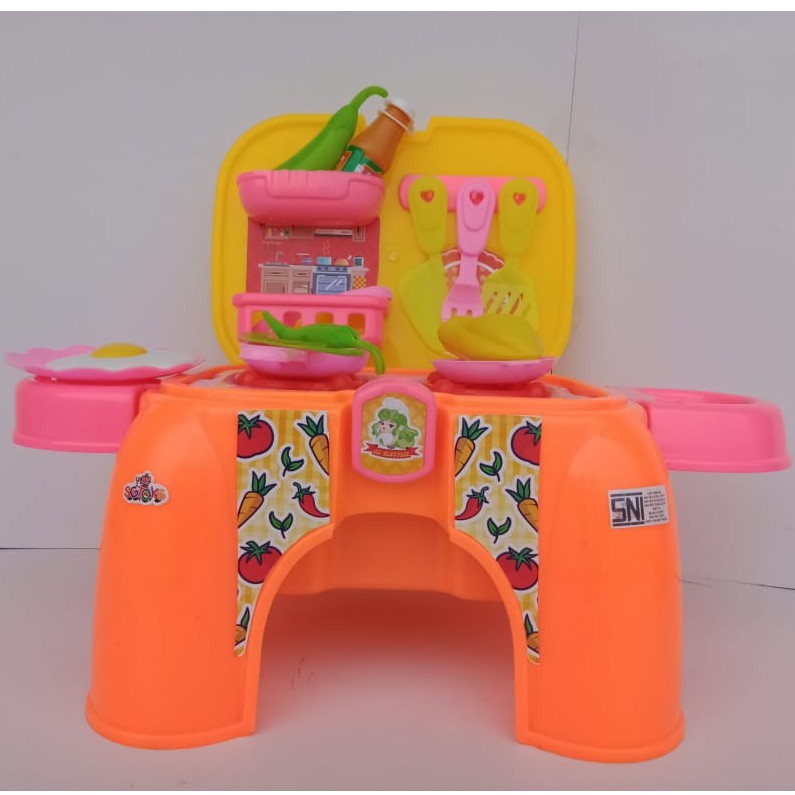 MAINAN MASAK MASAKAN ANAK KITCHEN SET JM ELEKTRIK SG TOYS