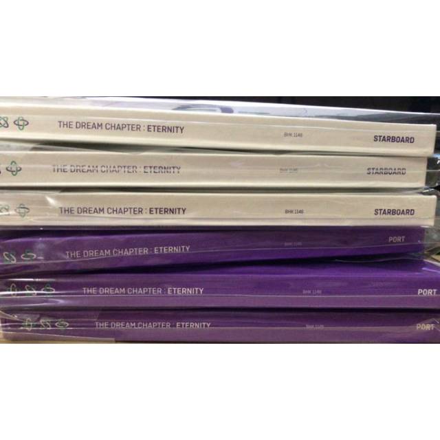 Open po Album TXT Eternity starboard dan Port