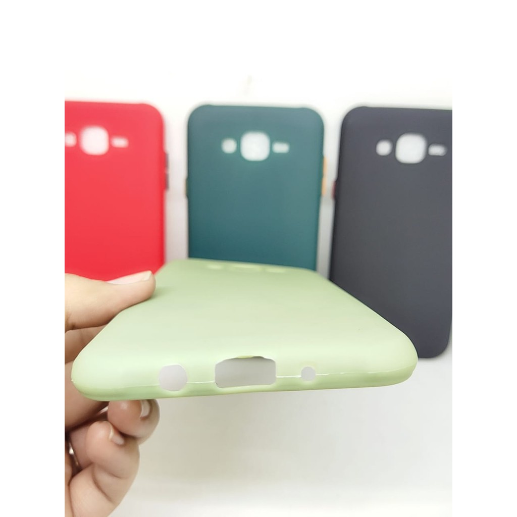 SMPC TPU Candy Samsung J7 Core J700 J7 Nxt 5.5 inch SoftCase Macaron Protection Camera Tombol Warna