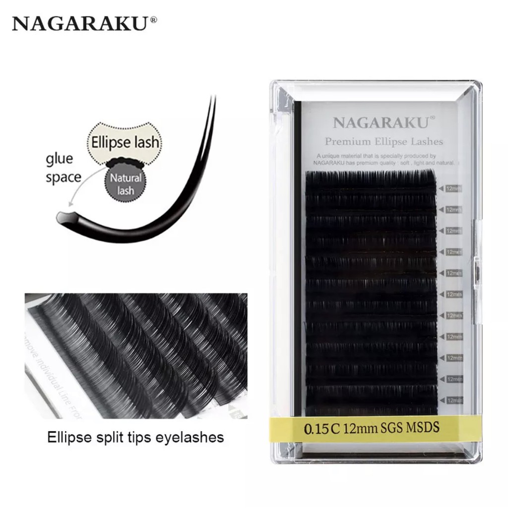 Nagaraku Premium Ellips Lashes C/D 0.15 0.20