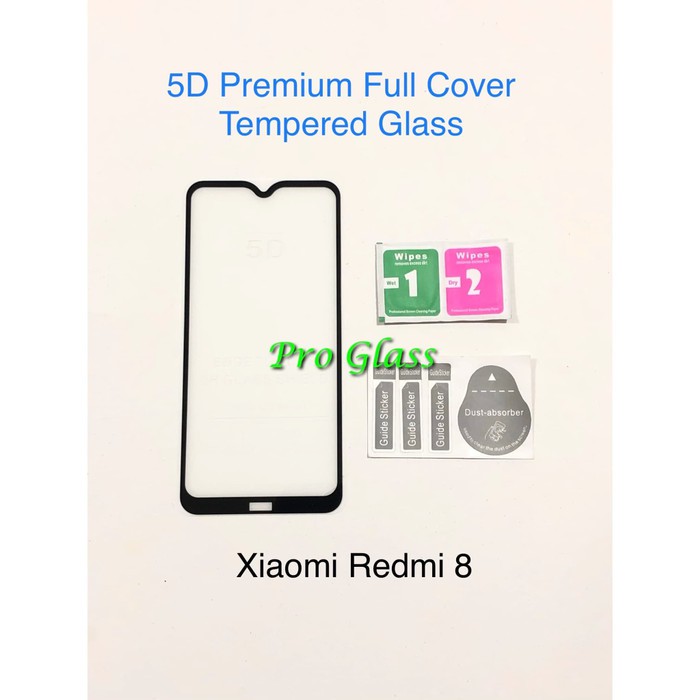 Xiaomi Redmi 8 / Xiaomi Redmi 8A 3D 4D 5D Full Cover Premium Tempered Glass