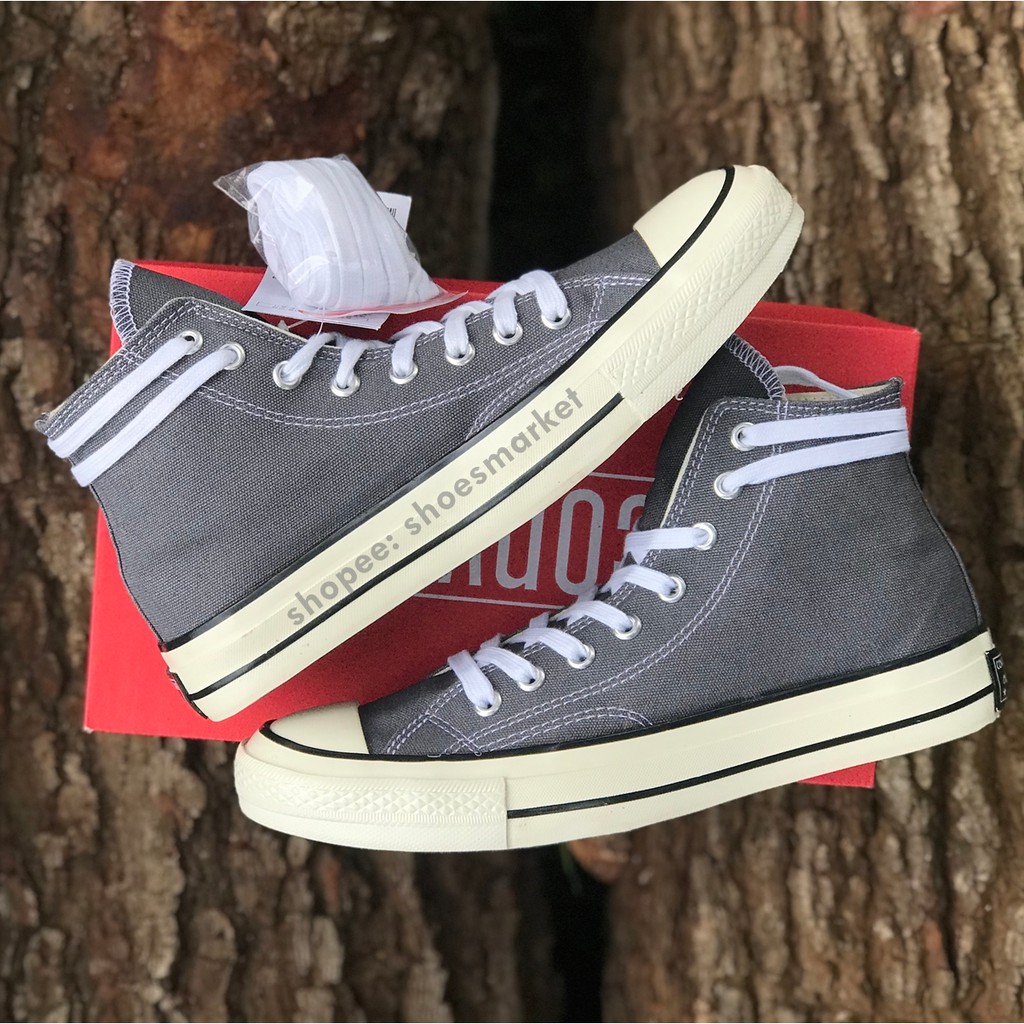 SEPATU CONVERSE 70S HIGH GREY ALL STAR CHUCK TAYLOR OBRAL MURAH