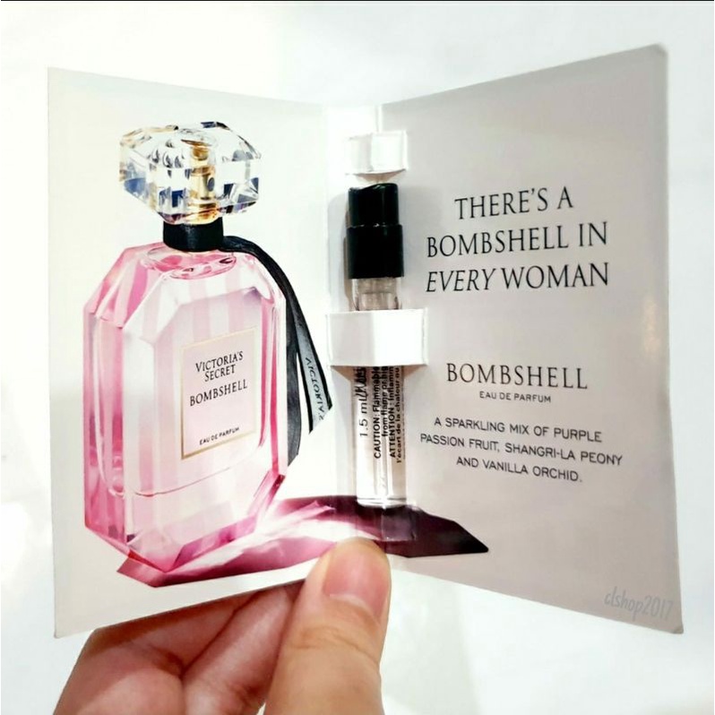 VICTORIA'S SECRET VS BOMBSHELL EAU DE PARFUM EDP VIAL TESTER 1.5 ML &amp; 2.7 ML