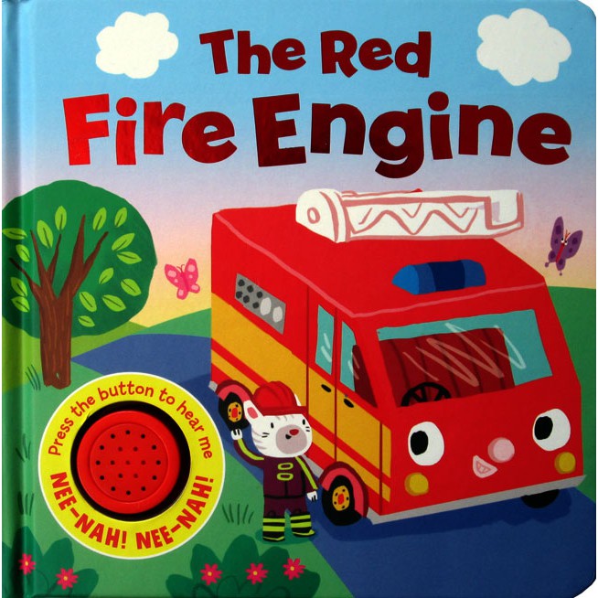 BUKU ANAK (SND-IGL-1BTN-REDFIRE) The Red Fire Engine Sound Boardbook