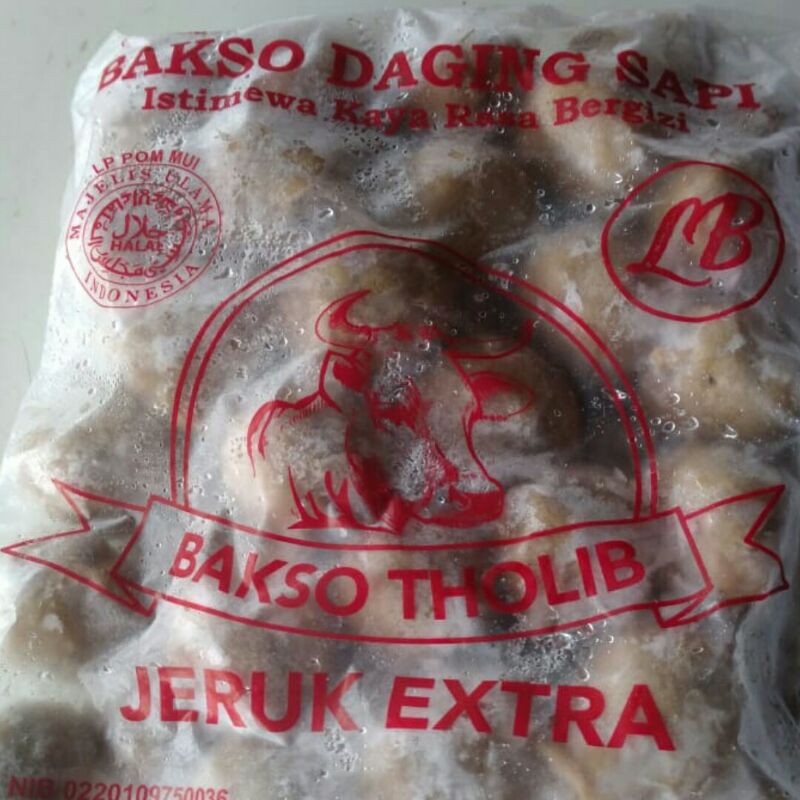 

Bakso Tholib jeruk Extra