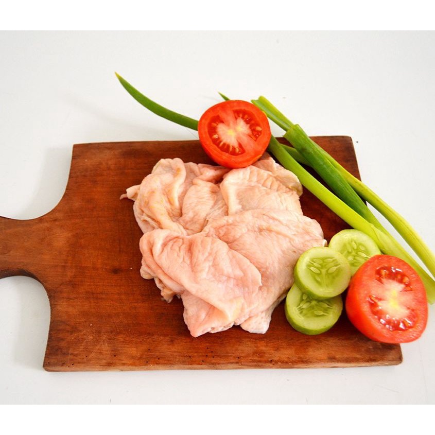 

Kulit Ayam Mentah / Chicken Skin Frozen Beku Fresh 500gr