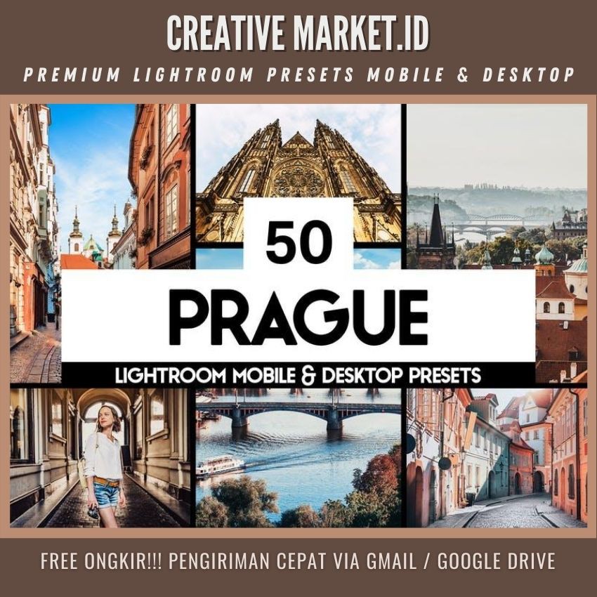 Pack 50 Prague Lightroom Presets and LUTs - Creative Market.id-0