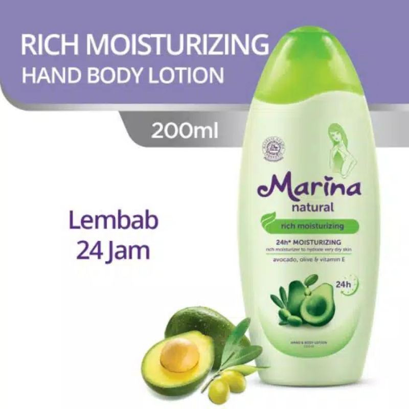 HANDBODY MARINA NATURAL NEW ANTIBACTERIAL 200 ML