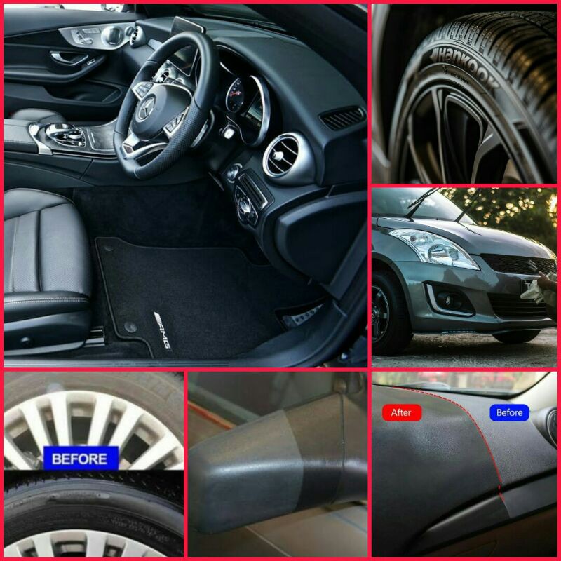 DRESSING/PENGKILAP/WAX/PENGHITAM MOBIL MOTOR/PENCERAH WARNA MOTOR