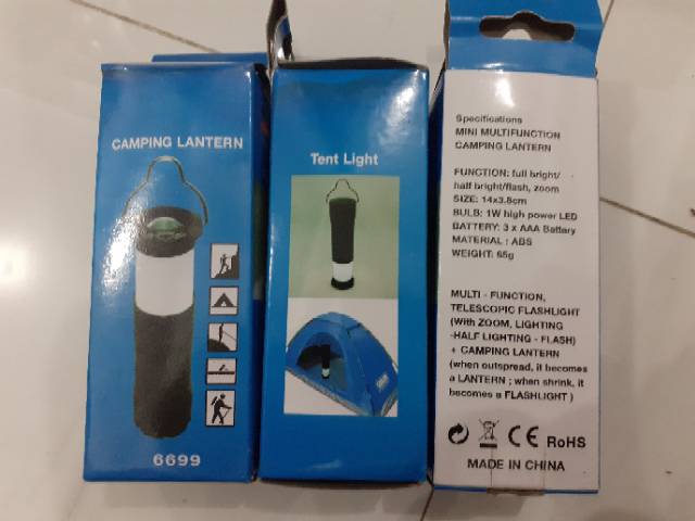 Lampu tenda lampu camping lentern 6699