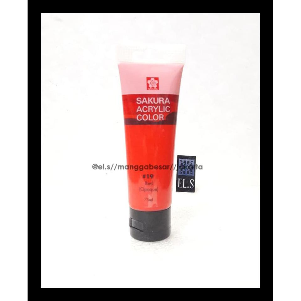 

PROMO SAKURA ACRYLIC PAINT RED ( CAT ACRYLIC ) PERALATAN MELUKIS TERMURAH PING LENGKAP