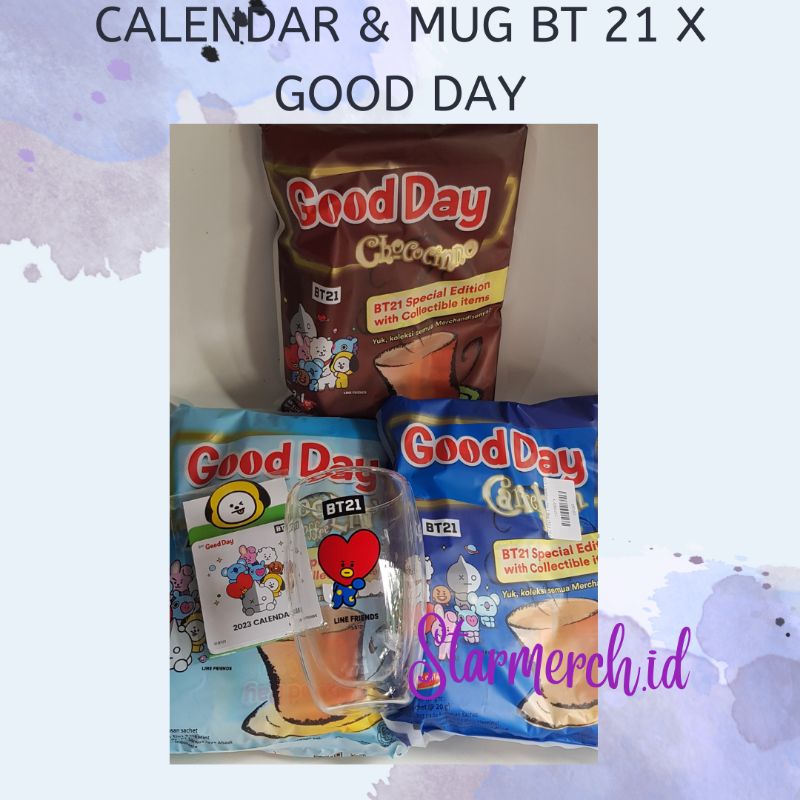 

CALENDER Good Day BT21 30 bungkus