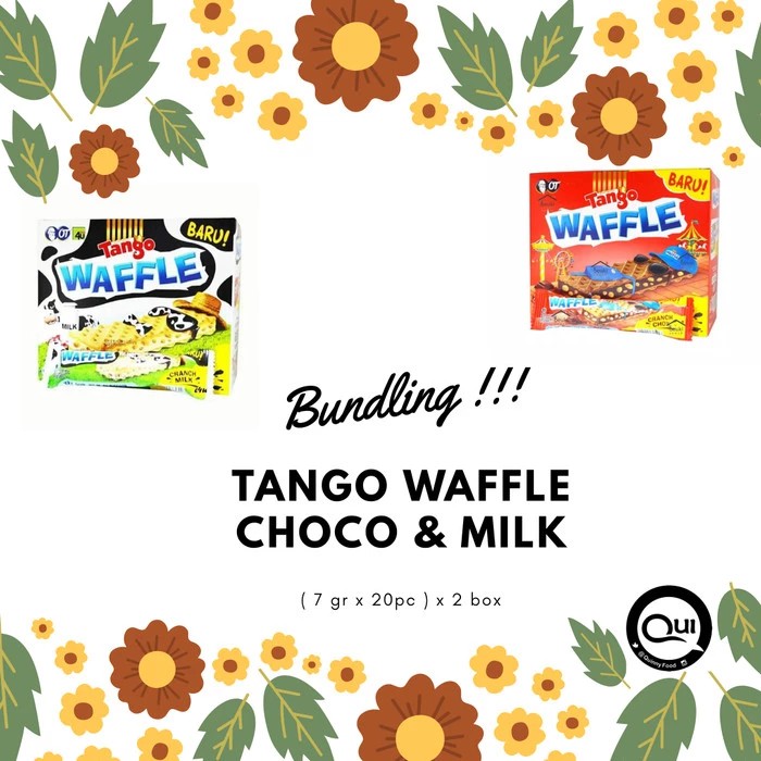 

Bundling Produk Tango Waffle Cranch Chox & Cranch Milk (7gr x 20)