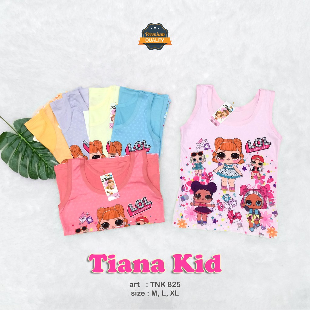 TIANA KIDS | Tanktop Anak  / Atasan Anak  / Singlet Anak  / art TNK 825