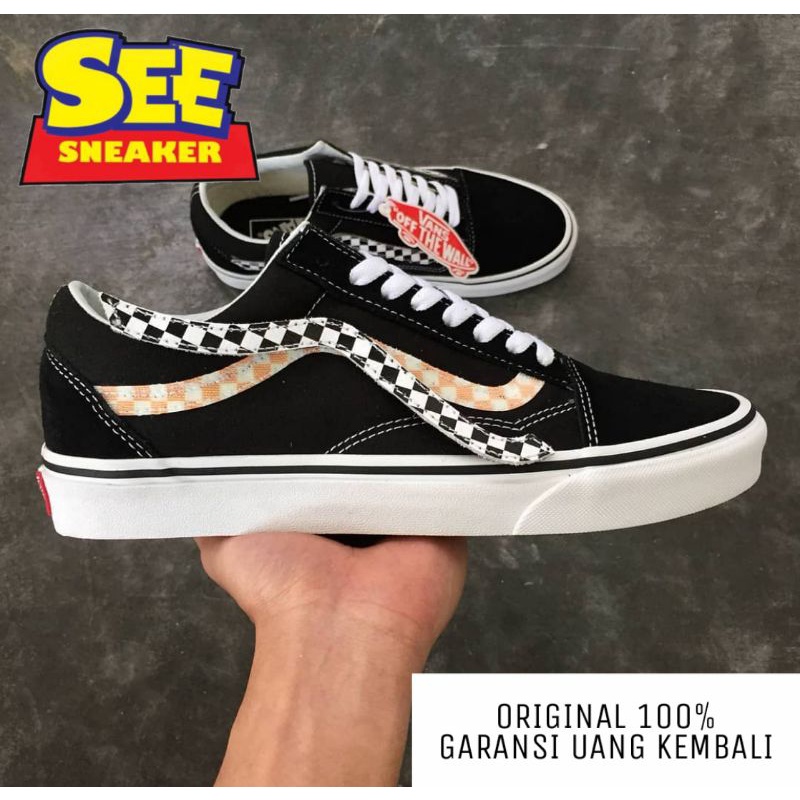 Vans OldSkool Side Stripe Velcro Removable