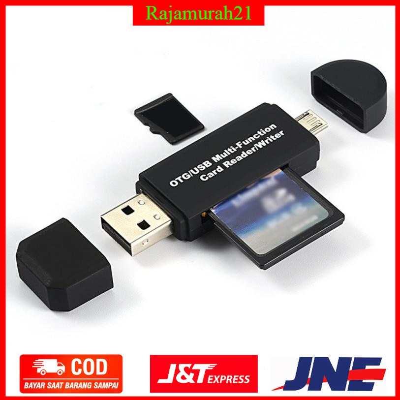 Centechia 2 in 1 OTG Card Reader SD/TF Card Micro USB 2.0 - USB30HS