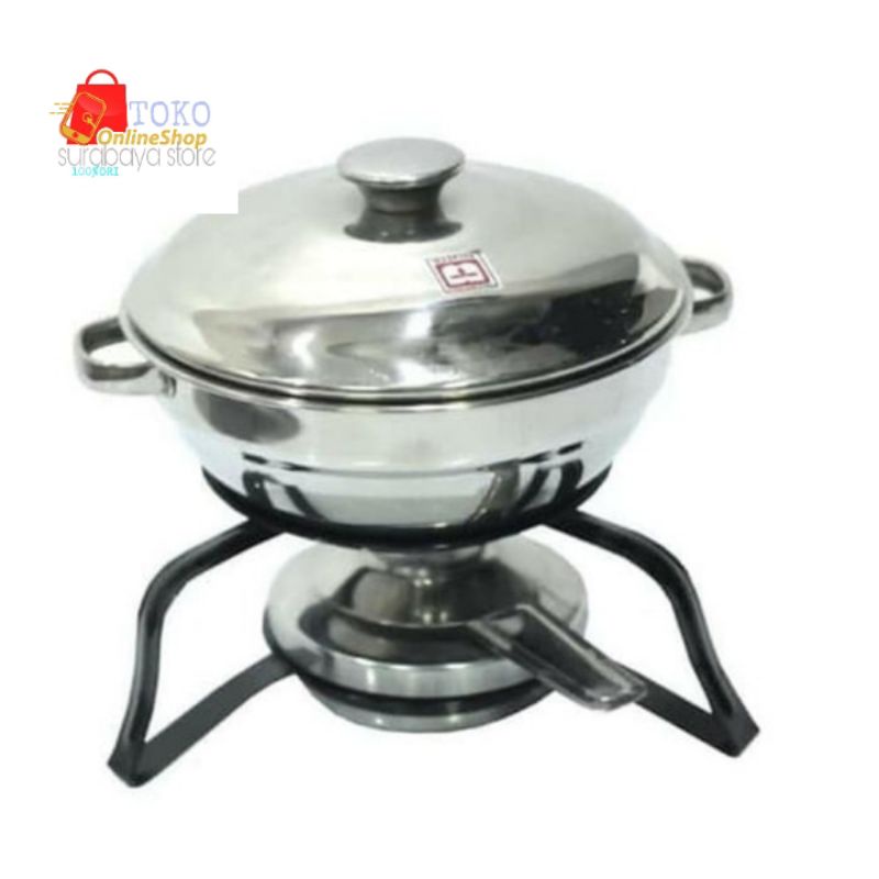 DEEP SOUP BOWL MAXIM MASPION kompor prasmanan stainless steel 16 cm
