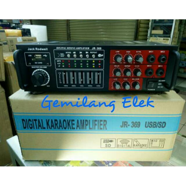 Amplifier Karaoke JACK RODWELL JR-369 BLUETOOTH