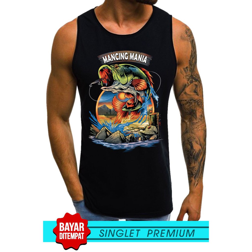 SINGLET LEKBONG PRIA (MM WARNA) / SINGLET LEKBONG GYM /LEKBONG / SINGLET/KAOS DALAM PRIA/KUTANG