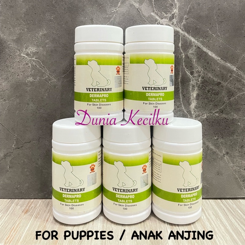 Dermapro Puppy Raid All Obat Gatal Jamur Anak Anjing Dermatitis Masalah Kulit 1 Botol isi 100