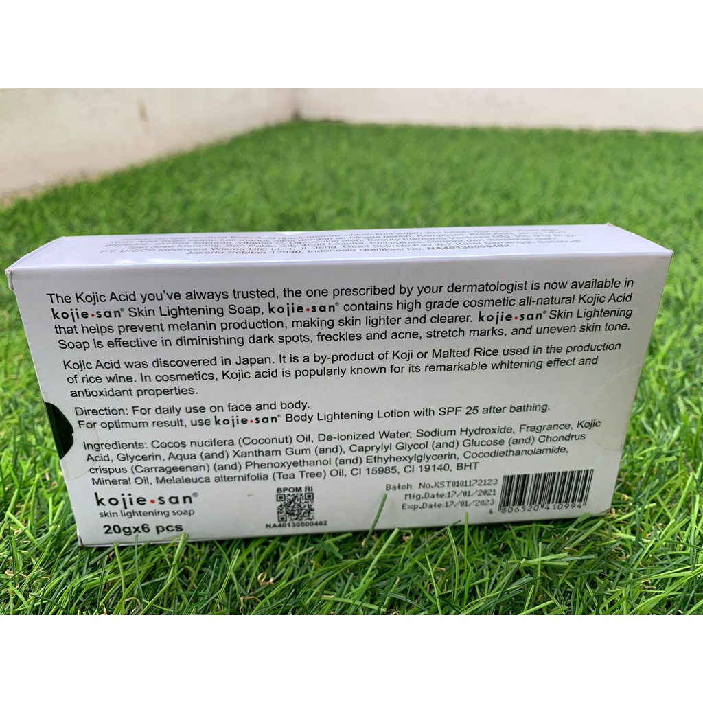 Kojiesan Travel Pack Acid Soap 20gr X 6 Pcs Free Tempat Sabun / Paket Hemat Sabun Kojie San / Kojie San Spesial Edition Travel Pack / Paket Kojie Acid 6 Pcs X 20gr / Sabun Acid Kojie San / Kojie San Acid / Sabun Memutih Wajah dan Tubuh / Sabun Batang