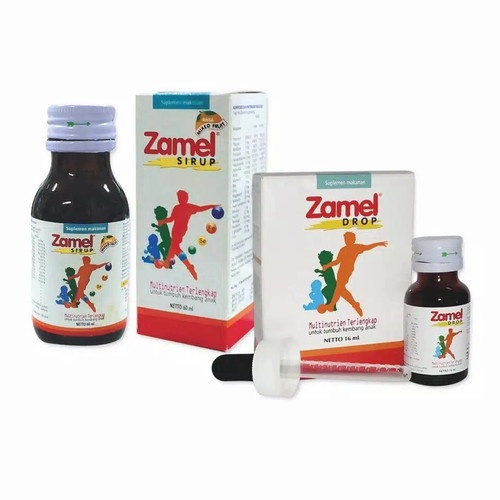 ZAMEL DROP 16 ML SIRUP 60 ML (MULTIVITAMIN BAYI &amp; ANAK)