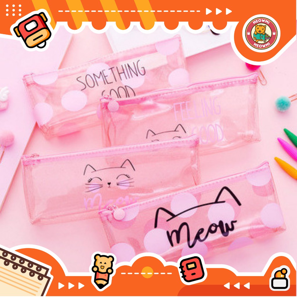 

Tempat pensil Pink Karakter Kucing Pinky Meow PC0122