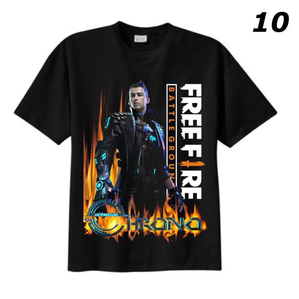 "CCR.23Ap21o" Kaos 3d Free Fire FF Anak sampai Dewasa Cotton 30s