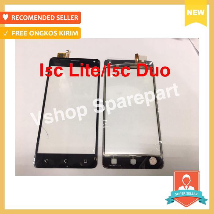 Spare Part Handphone - Touchscreen Advan I5C Lite I5C Duo Black - Komponen Handphone