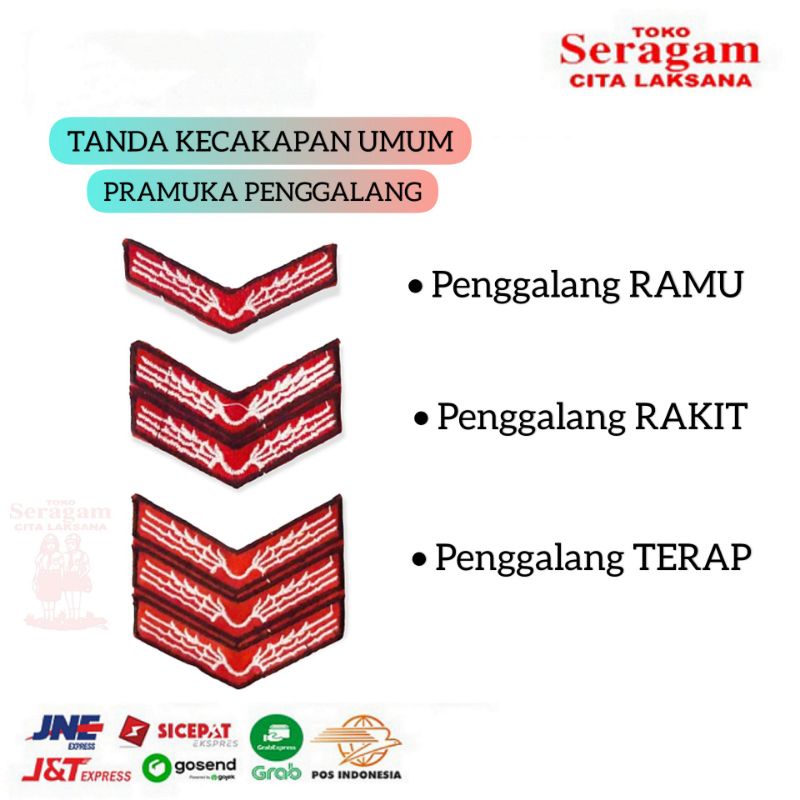 Bet Tanda Kecakapan Umum TKU Pramuka Penggalang Ramu Rakit Terap