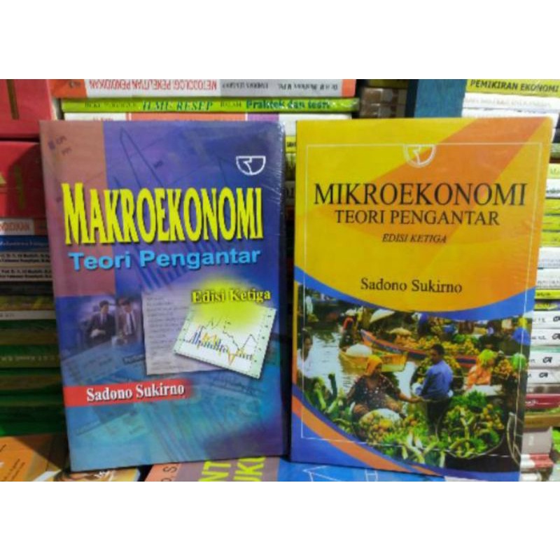 Jual Satu Paket Buku Makroekonomi Dan Mikroekonomi By Sadono Sukirno ...