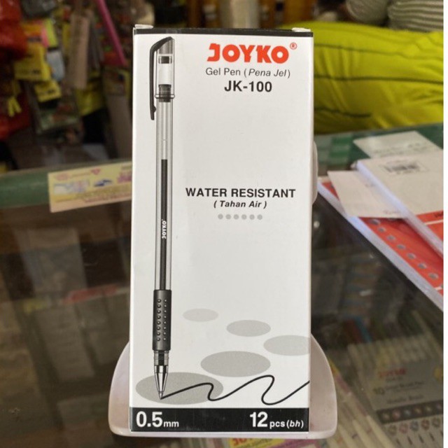 

( 12 pcs ) Gel pen / Pulpen Gel Jk-100 Jk100 Joyko
