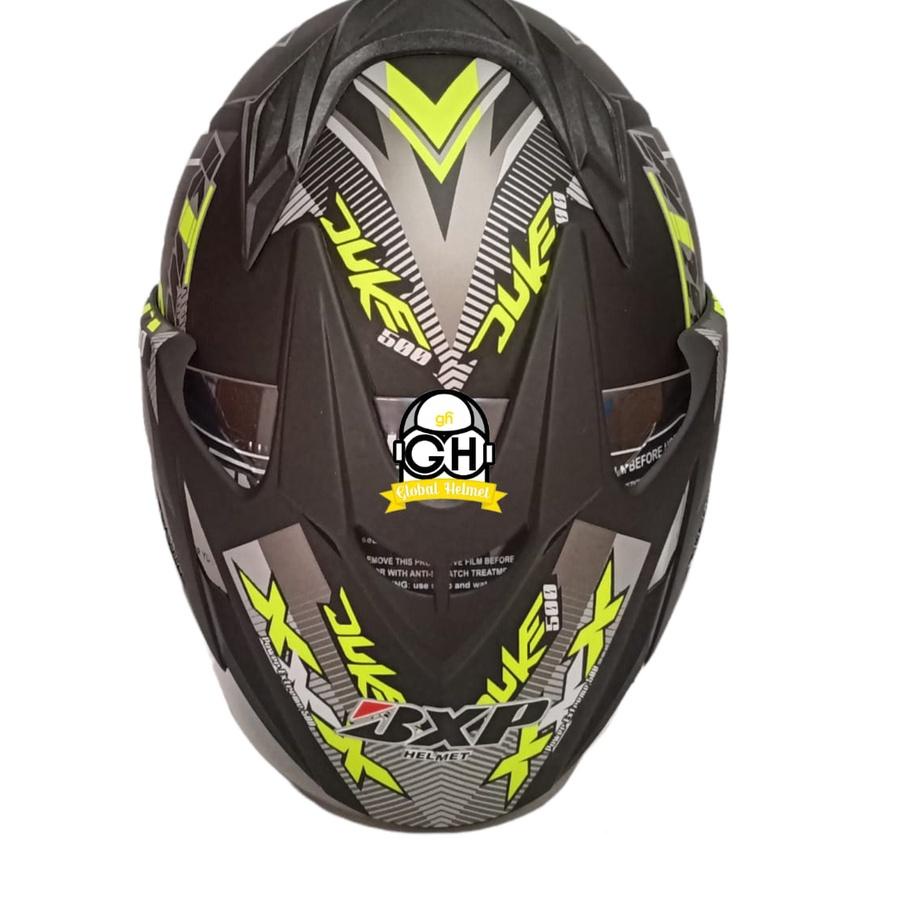 Helm Motor SNI BXP Original 2 kaca (Double visor) Duke Yellow Setara helmet INK KYT GM Bogo